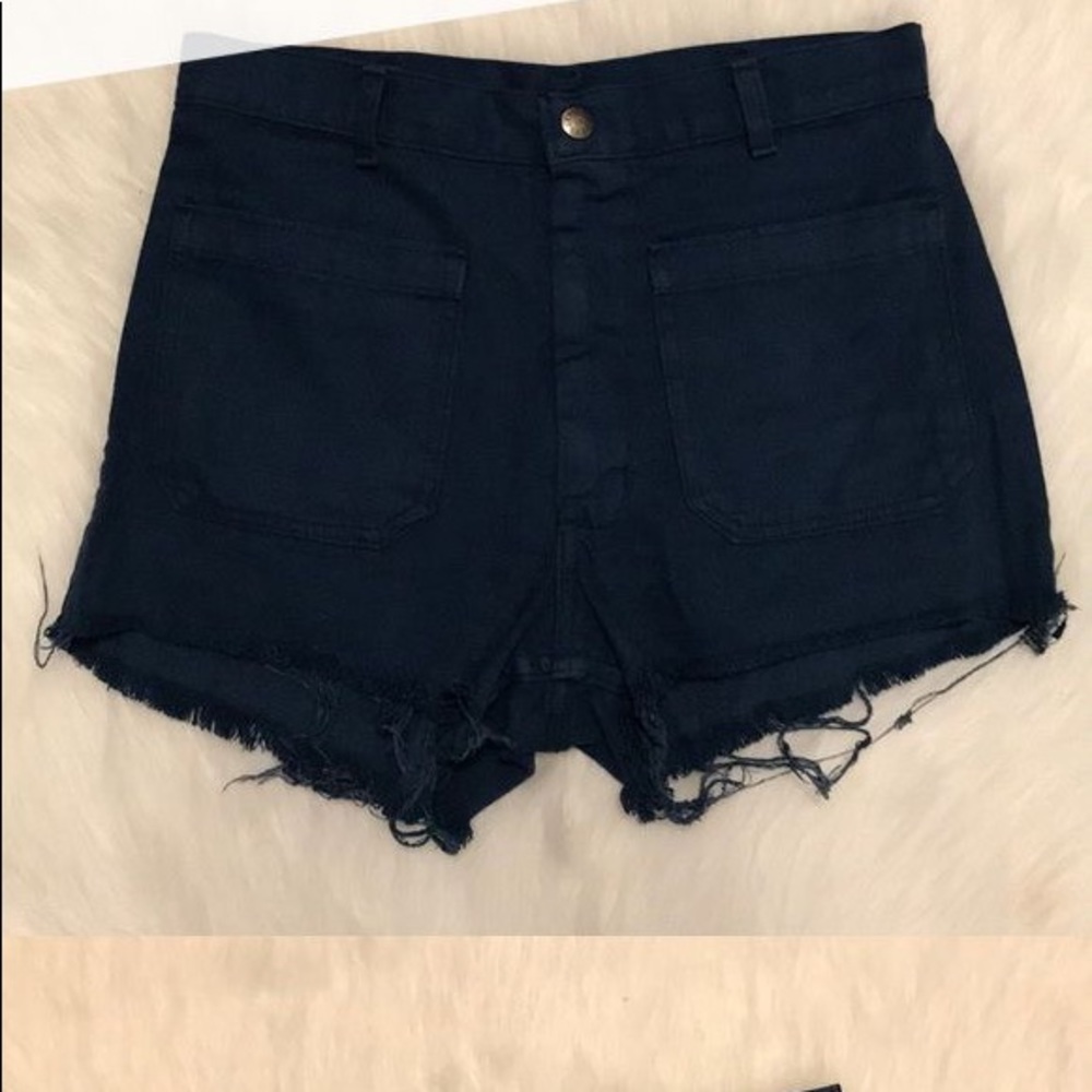 Blue shorts